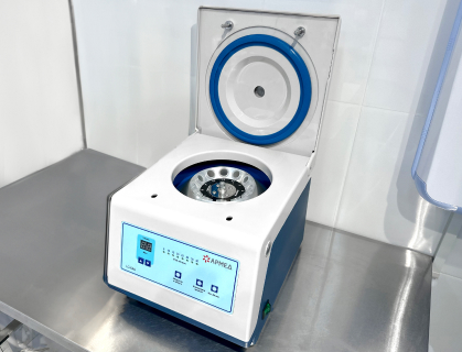 Digital centrifuge for colloid testing